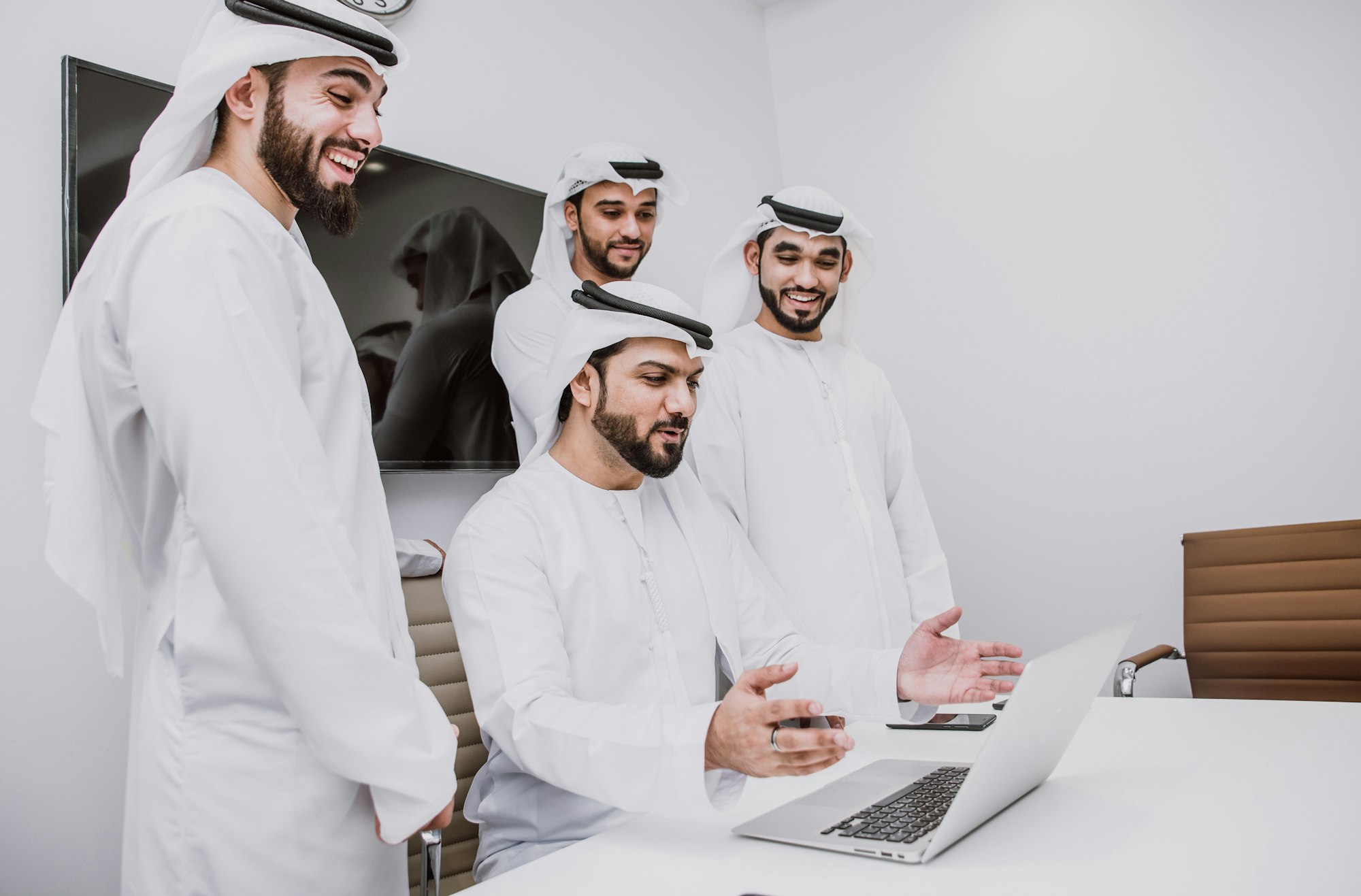 Arabic business team in the office