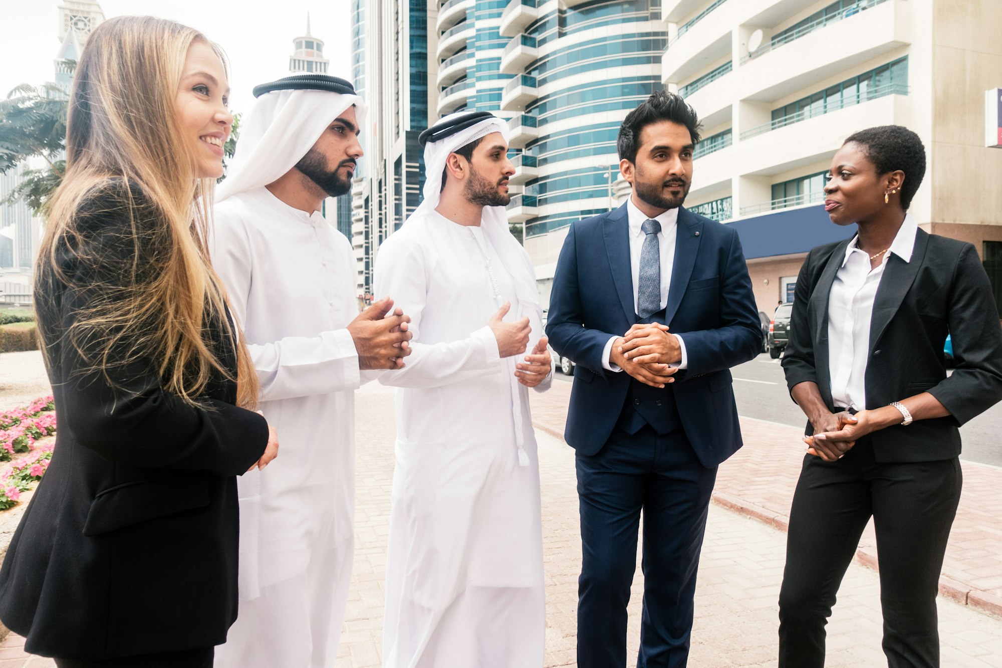 Group of businessmen in Dubai